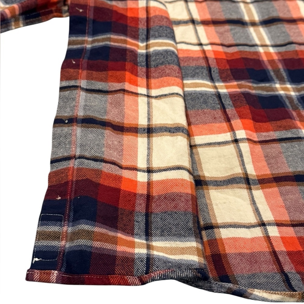 Abercrombie Kids Boy’s Plaid Button Down Flannel Shirt: Size 13/14 - Picture 9 of 12